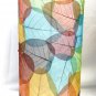 Table lamp Natural Cocoa Leaf Cylinder Lantern Handmade Bali Art Multi-color