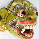 Balinese Wayang WONG Raksasa Dance Mask Topeng Carved Polychrome wood Bali ART