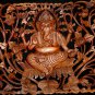 Ganesha Remover of Obstacles Wall art Panel Sculpture hand carved wood Bali Art