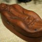 Comedy Tragedy Mask secret puzzle Box jewelry trinket Hand carved wood Bali art
