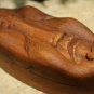 Comedy Tragedy Mask secret puzzle Box jewelry trinket Hand carved wood Bali art
