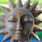 Sunburst Sun Surya Mask Wall art Sculpture Handmade Carved Wood Bali Art