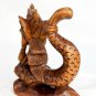 Dragon Basuki Cosmic Naga Statue Hand carved Wood Sculpture Balinese Art