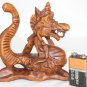 Dragon Basuki Cosmic Naga Statue Hand carved Wood Sculpture Balinese Art