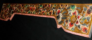 Balinese Architectural Panel Lintel Arch doorway Hand carved Wood Bali wall Art