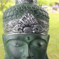 Serene Buddha Mask wall art sculpture Balinese Hand Carved Wood Asian Home Decor
