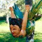 Flying Chubby Mermaid Mobile Goddess spiritchaser Balinese carved wood Bali Art