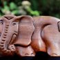 Elephant Secret puzzle Box Stash Trinket carved Hand Carved suar wood Bali Art