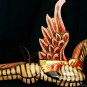 Winged Pegasus Zebra Horse Mobile Crib Guardian Hand Carved wood Bali Art