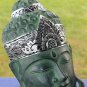 Peaceful Buddha Mask Wall art Hand Carved wood Asian Balinese Home Decor