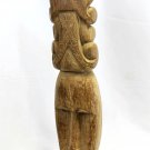 Vintage Timorese Ancestor Mask Totem Figure Carved Wood Timor Tribal Art
