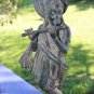 Vintage Krishna Bronze Statue lost wax cast Sculpture Handmade Balinese Art