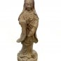 Kwan Quan Yin Buddha Garden Statue handmade Cast Lava Stone Yard Art