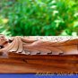 Reclining Buddha Secret Puzzle Box Trinket stash hand carved wood Balinese art