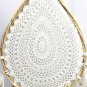 Dreamcatcher Teardrop Mandala Crochet & Bamboo boho decor Handmade Bali Art