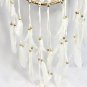 Dreamcatcher Teardrop Mandala Crochet & Bamboo boho decor Handmade Bali Art