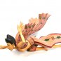 Winged Flying Dewi Sri Mobile Moon & Star Goddess carved wood Bali Art Purple