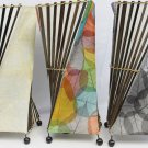 Table Lamp Natural Cocoa Leaf & Bamboo Helix Lantern Handcrafted Bali Art