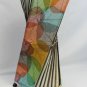 Table Lamp Natural Cocoa Leaf & Bamboo Helix Lantern Handcrafted Bali Art