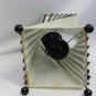 Table Lamp Natural Cocoa Leaf & Bamboo Helix Lantern Handcrafted Bali Art