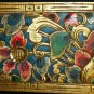 Bali Lotus architectural Relief Panel carved wood wall Art architectural