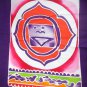 Chakra Prayer Garden Flag Bali Yoga meditation Batik Balinese Hindu Art Purple