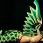 Bali Winged Flying Mermaid Mobile Spiritchaser Carved wood Balinese art 15"