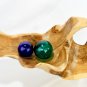 Teak Decorative Fruit Bowl Freeform leaf shape carved reclaimed wood Bali Art