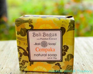 Bali Cempaka Pandan Bar Soap Handmade antioxidant Natural coconut oil  vegan