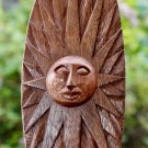 Celestial Sunburst Sun Secret puzzle Box Stash Trinket carved suar wood Bali Art