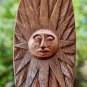 Celestial Sunburst Sun Secret puzzle Box Stash Trinket carved suar wood Bali Art