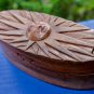 Celestial Sunburst Sun Secret puzzle Box Stash Trinket carved suar wood Bali Art