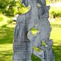 Balinese Mermaid Wall Sculpture Panel Nautical Decor carved wood Bali Art right