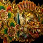 Balinese Boma Barong Singa Mask Wall Hanging Relief Panel wood carving Bali art