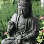 Guanyin Kwan Yin Buddhist Goddess Garden Statue Hand Cast lava stone Bali Art