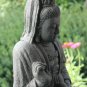 Guanyin Kwan Yin Buddhist Goddess Garden Statue Hand Cast lava stone Bali Art