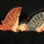 Bali Flying Dewi Sri Goddess Ornament Guardian carved Wood Set 2 Balinese Art