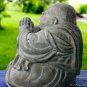 Lucky Blessing Buddha Garden Statue handmade cast lava stone Bali Yard Art