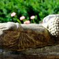 Resting Buddha Garden Statue cast stone Handmade Sculpture Bali yard art