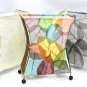 Table lamp Cocoa Leaf Bamboo Handmade Accent Light Lantern Bali Art