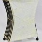 Table lamp Cocoa Leaf Bamboo Handmade Accent Light Lantern Bali Art