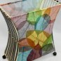 Table lamp Cocoa Leaf Bamboo Handmade Accent Light Lantern Bali Art