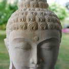 Serene Buddha Garden Statue stone Sculpture Genuine Limestone Carving Bali Art