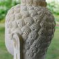 Serene Buddha Garden Statue stone Sculpture Genuine Limestone Carving Bali Art