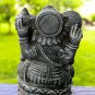 Ganesh Garden Statue Elephant Remover Obstacles Cast Lava stone Bali Yard art