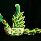 Balinese Winged Dragon Mobile Demon Chaser spiritchaser Bali folk Art 21" Green