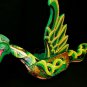Balinese Winged Dragon Mobile Demon Chaser spiritchaser Bali folk Art 21" Green
