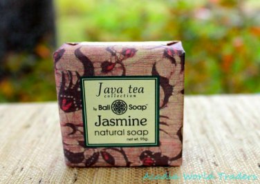 Bali Soap Bar Jasmine Green Tea antioxidant Hand Crafted coconut oil  vegan