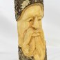 Tree Spirit Wizard Mask wall sculpture Handmade Wood carving Bali art 12"