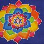 Chakra Rainbow Prayer Flag Wall Hanging banner Yoga Bali Batik Garden Art